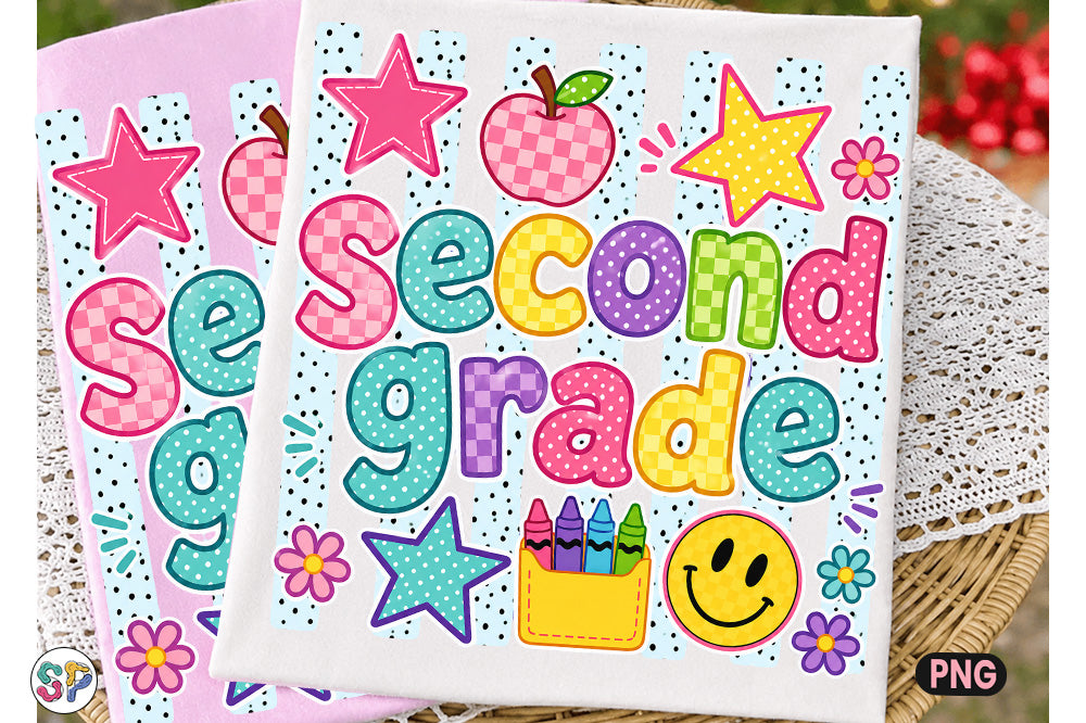 Back To School Striped Grade Collection