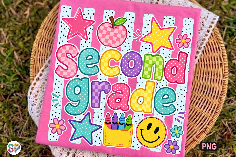 Back To School Striped Grade Collection