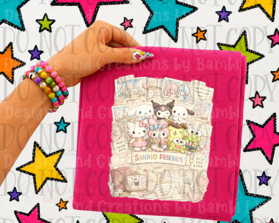 Sanorio Friends Collage