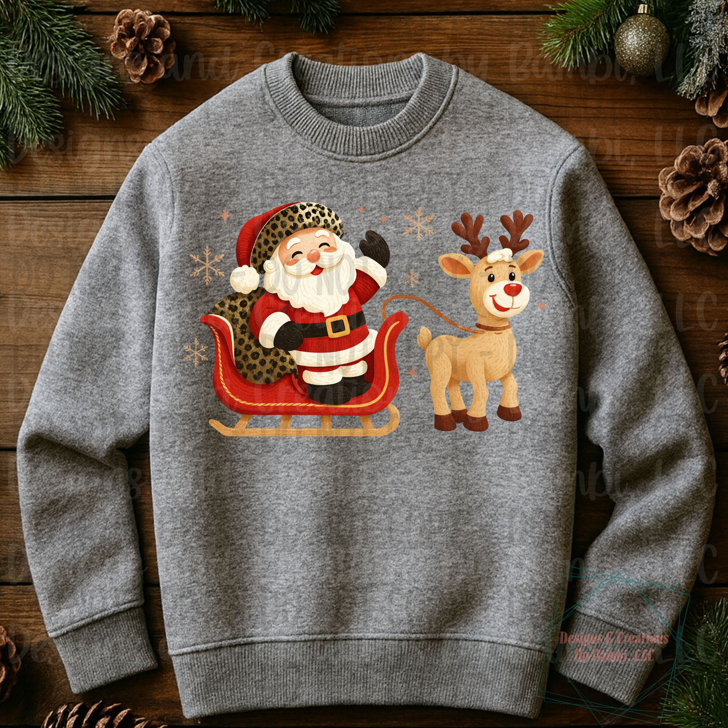 Santa and Reindeer