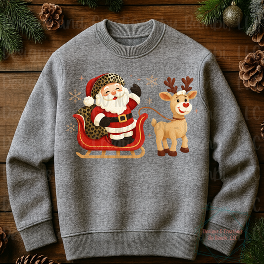 Santa and Reindeer