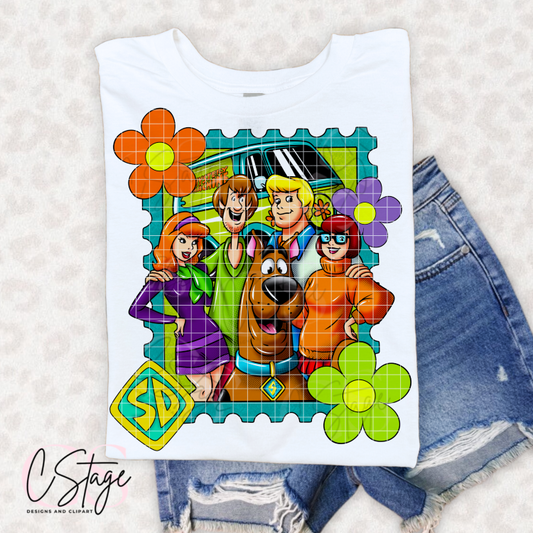 Scooby Doo Stamp