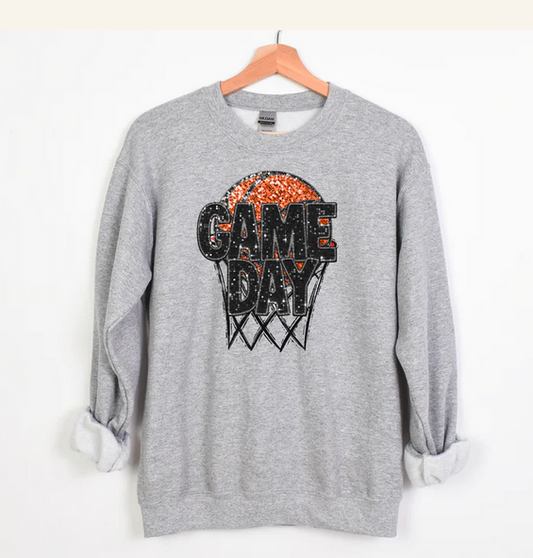 Basketball Game Day with Net