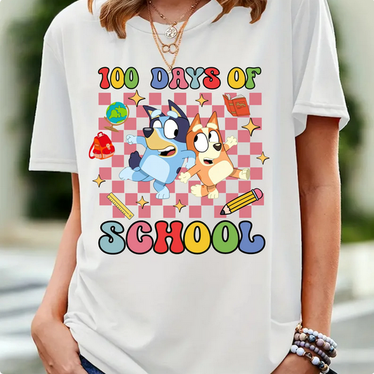 100 Days of School Bluey and Bingo