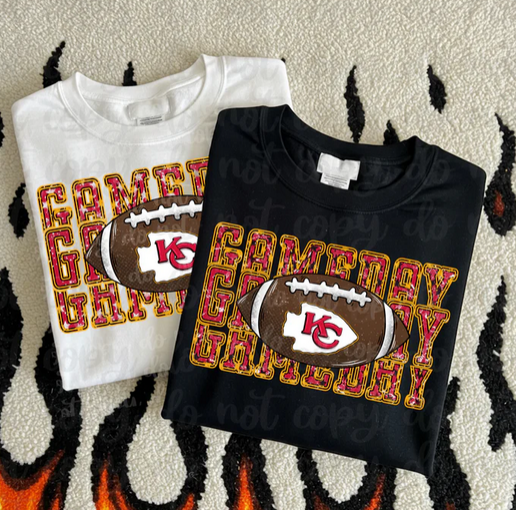 Faux Embroidery/Sequin Game Day Stacked Collection
