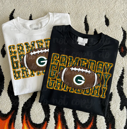 Faux Embroidery/Sequin Game Day Stacked Collection