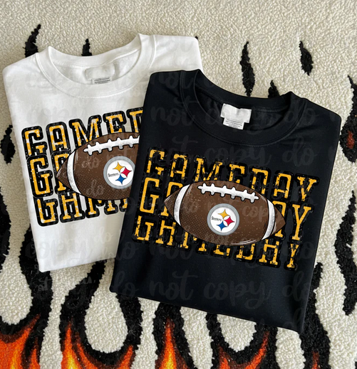 Faux Embroidery/Sequin Game Day Stacked Collection