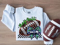 Faux Sparkles and Embroidery Football Collection