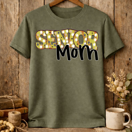 Senior Softball Font Mom
