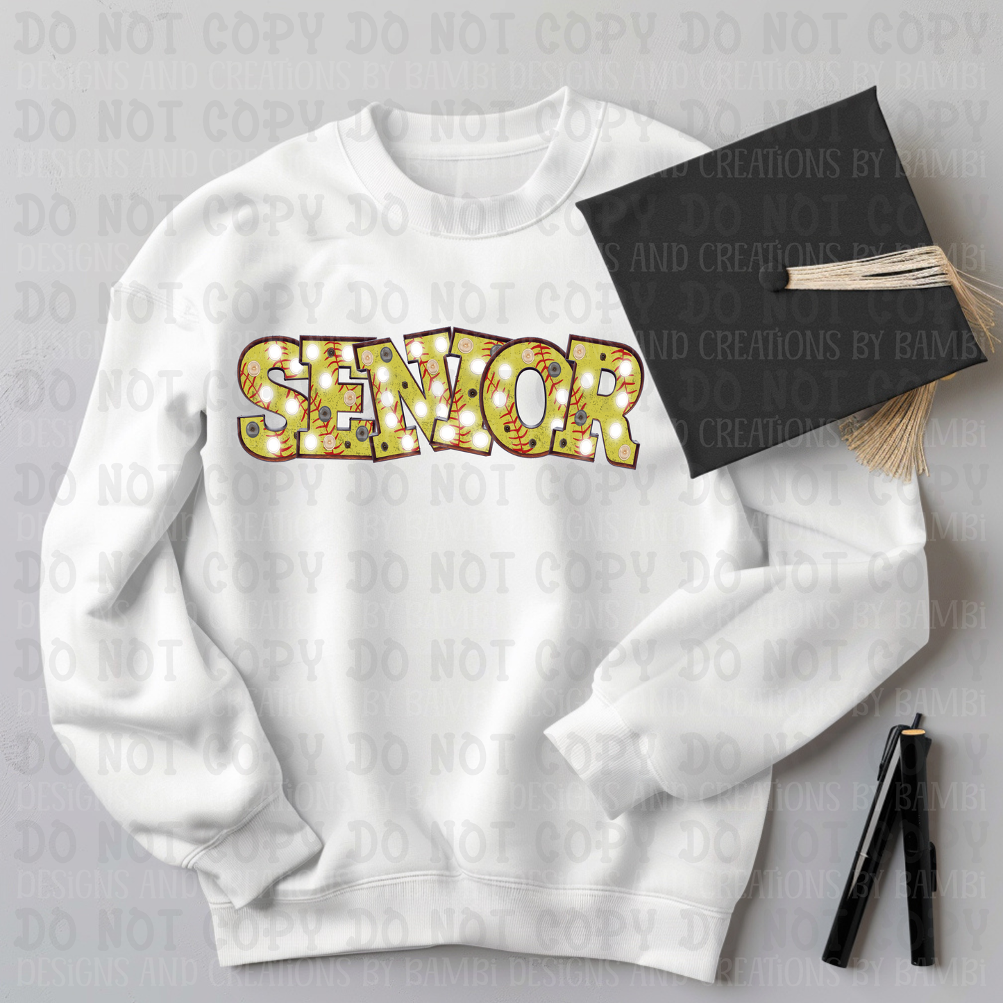 Senior Softball Font