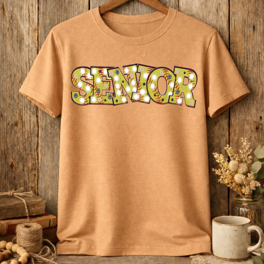 Senior Softball Font