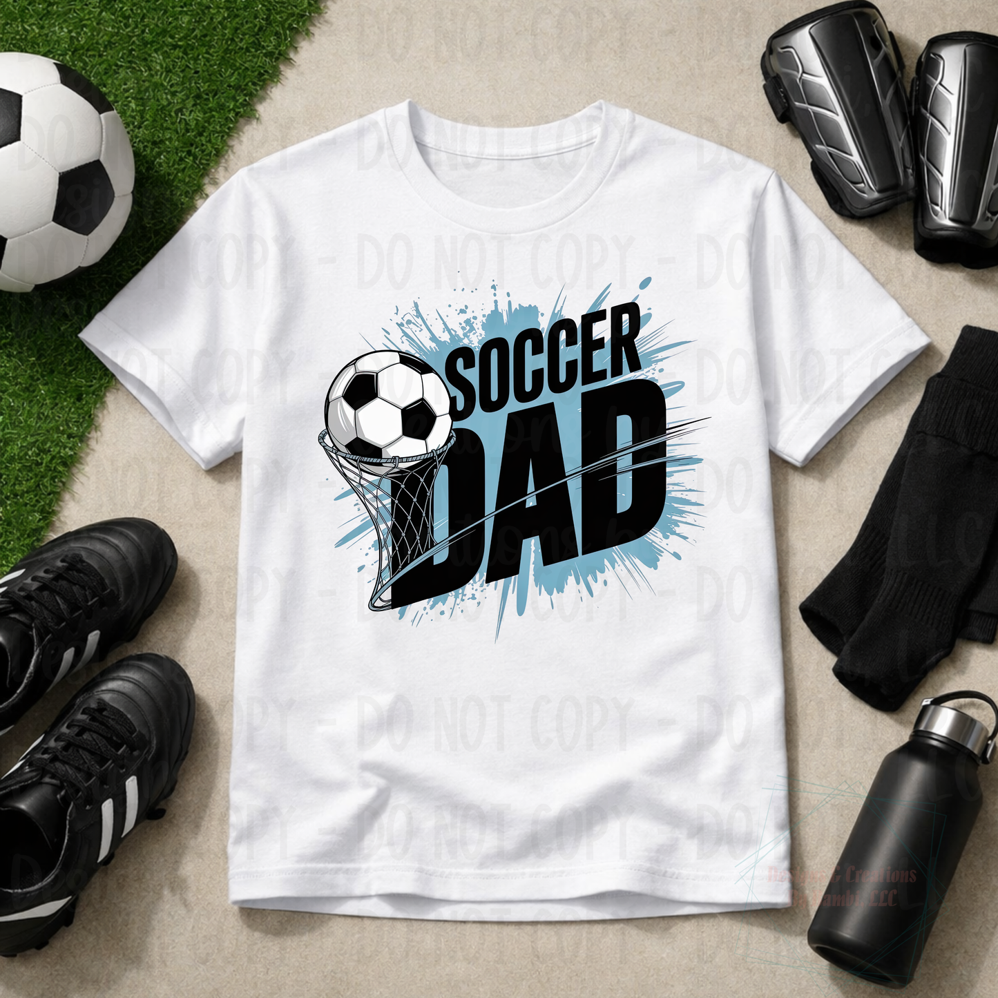 Soccer Dad with Blue