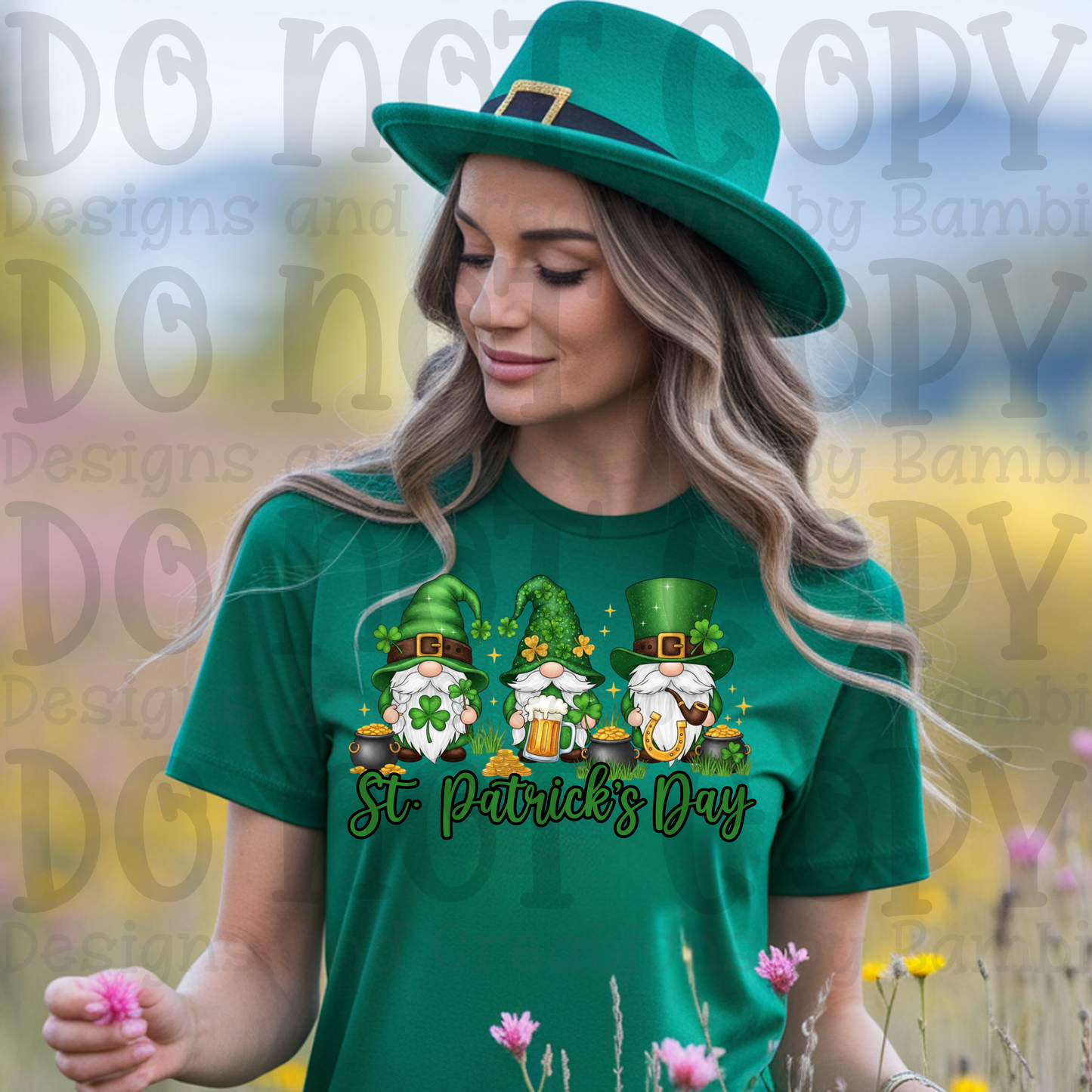 St. Patrick's Day Trio of Gnomes