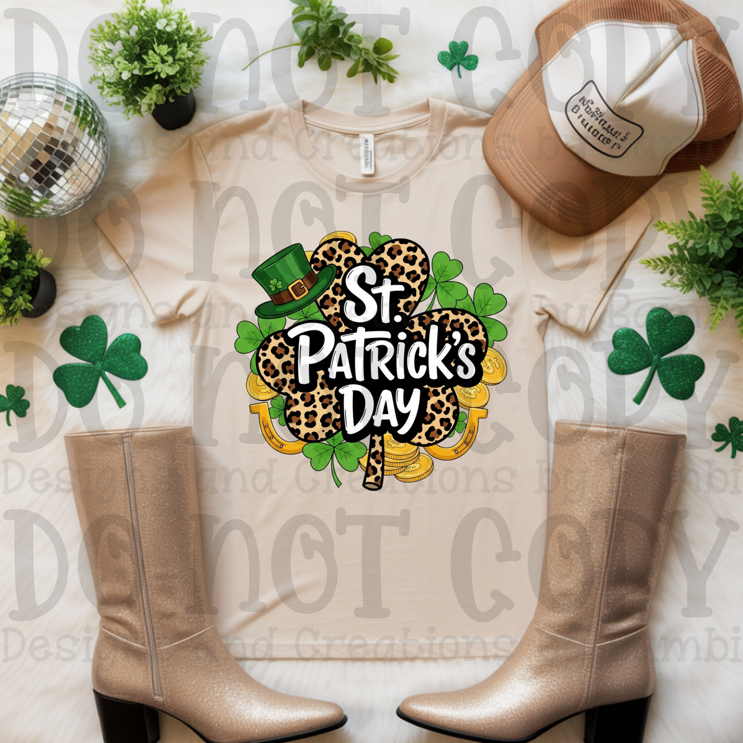 St. Patrick's Day with Leopard Clover