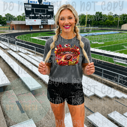 Stadium Red and Gold Game Day