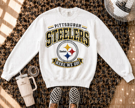 Faux Embroidery Pittsburgh Here We Go