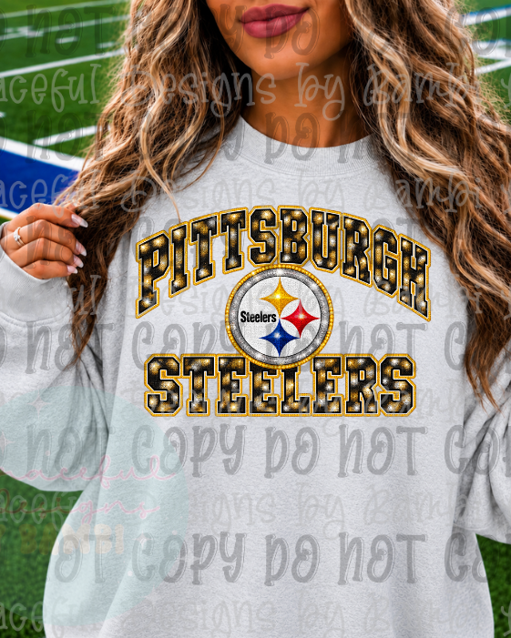 Faux Embroidery Mosaic-Camo Football Teams and Logo Collection