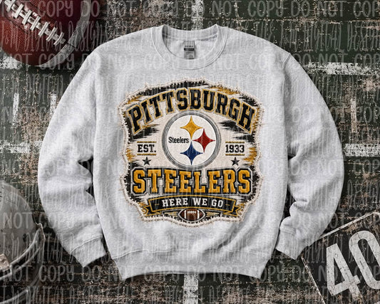 Faux Embroidery Patch Football Collection