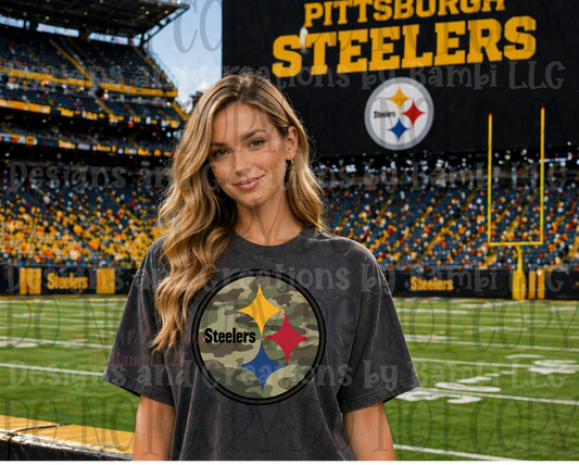 Steelers with Camo Logo