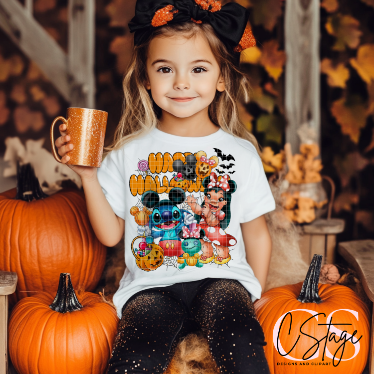 Stitch Happy Halloween Fall