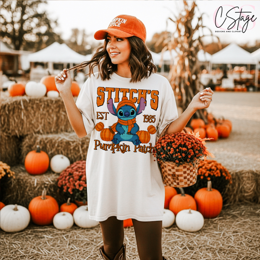 Stitch's Pumpkin Patch Fall