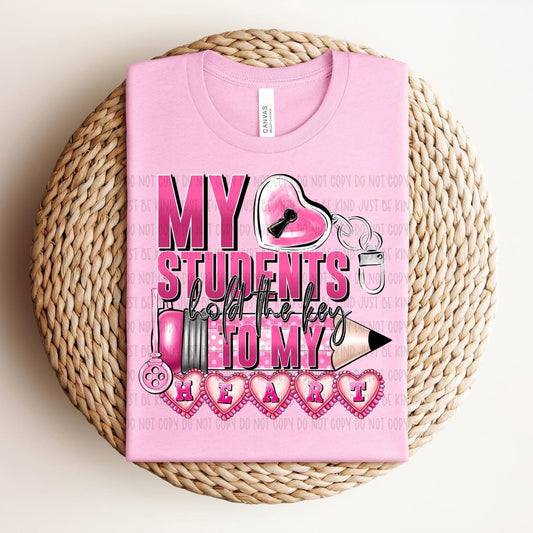 Students Key To My Heart Valentine