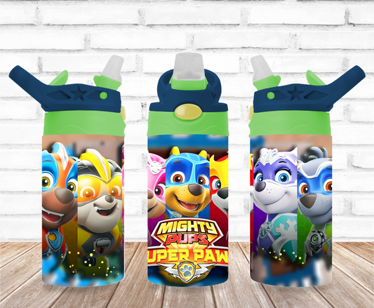 Super Paws 12oz Flip Top Sublimation Tumbler
