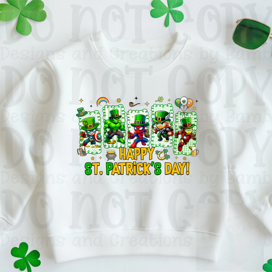 Superhero St. Patrick's Day Coquette