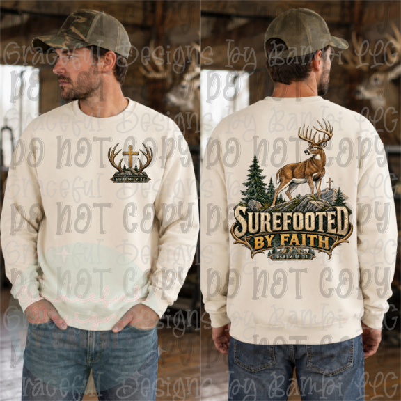 Surefooted by Faith (Pocket/Back)