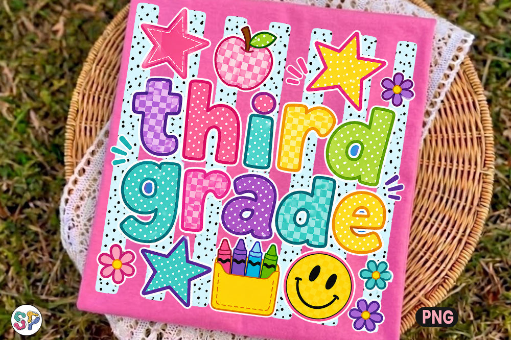Back To School Striped Grade Collection