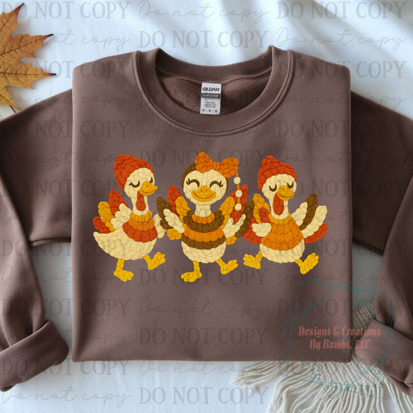 Faux Yarn Fall Turkey Bundle Collection