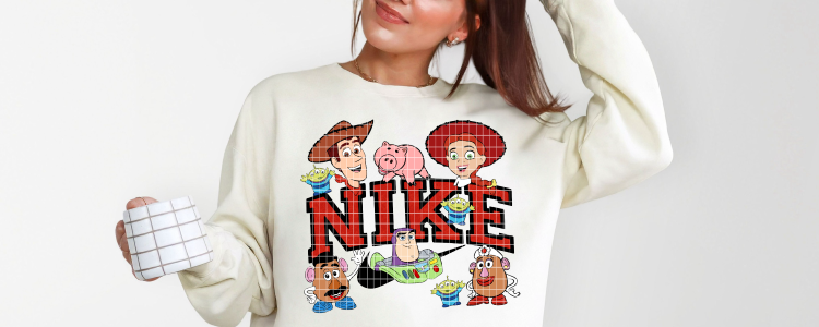 Disney Characters Swoosh Collection