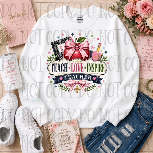 Teacher- Teach Love Inspire