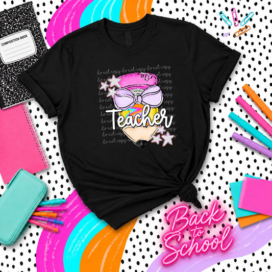 Teacher with Pencil
