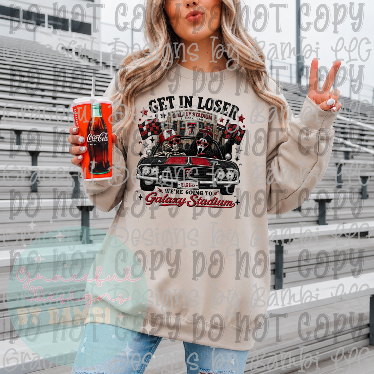 Faux Embroidery Get in Loser Collection