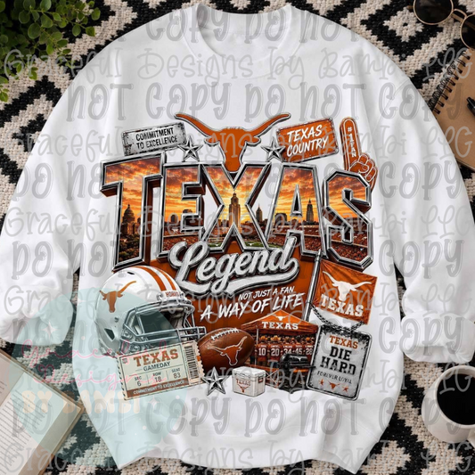 Name of States Football Texas