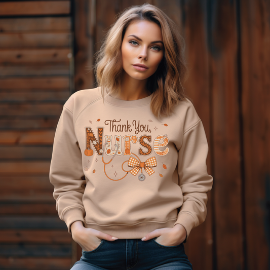 Thank You Fall Themed Nurse