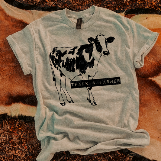 Thank A Farmer Black Font