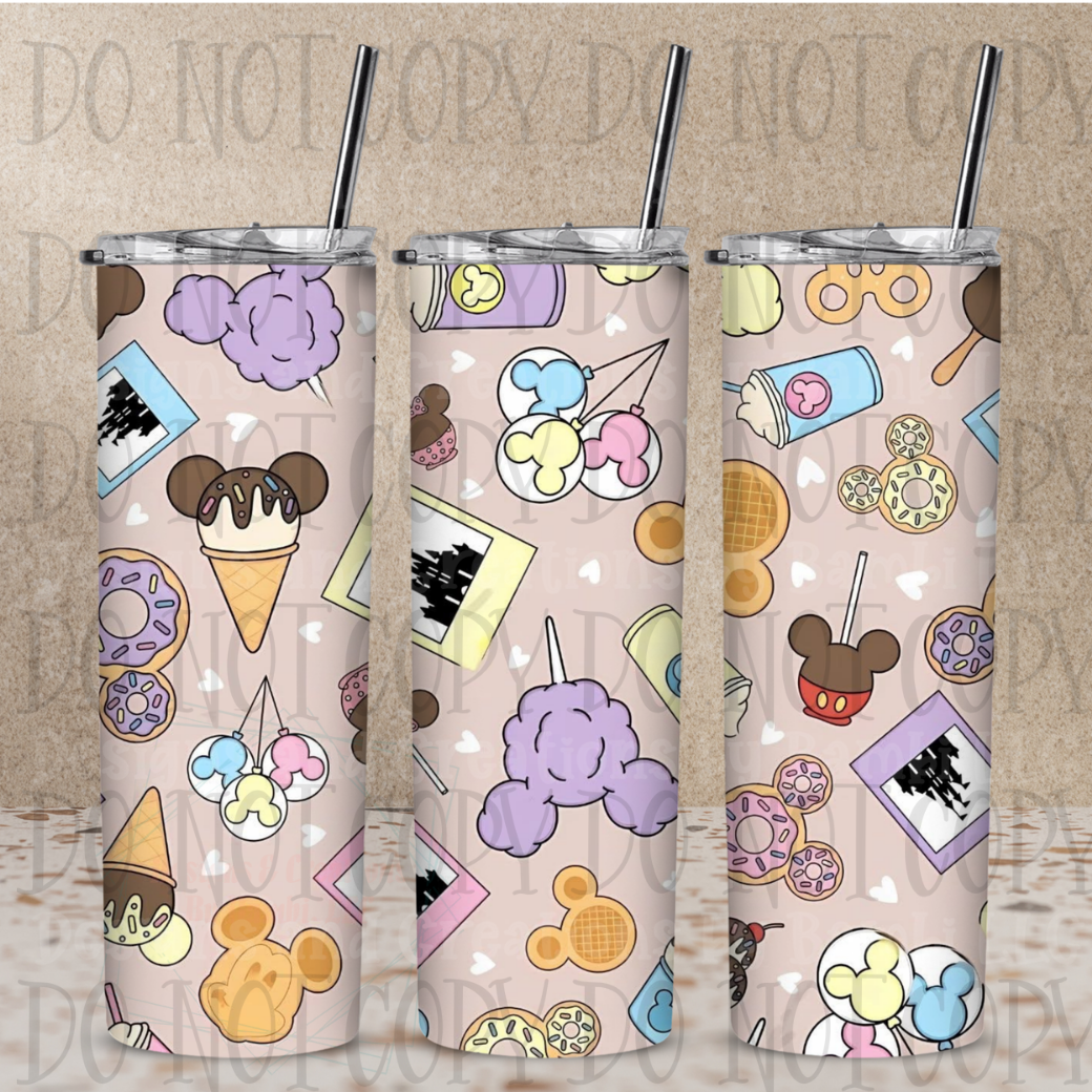 20oz Sublimation The Magical Things 20 oz Skinny Sublimation Tumbler