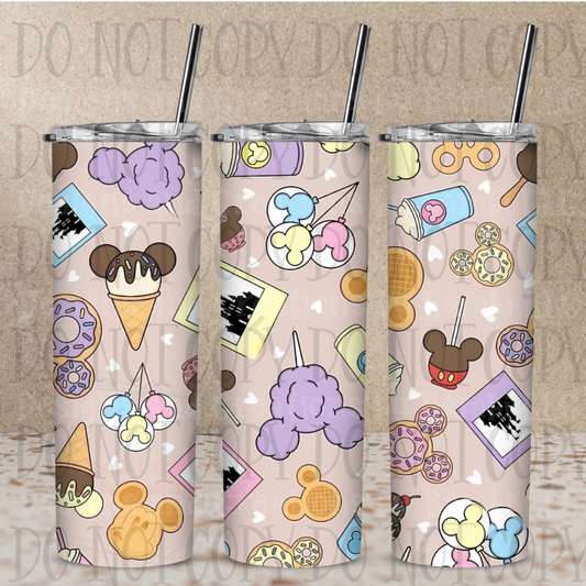 20oz Sublimation The Magical Things 20 oz Skinny Sublimation Tumbler
