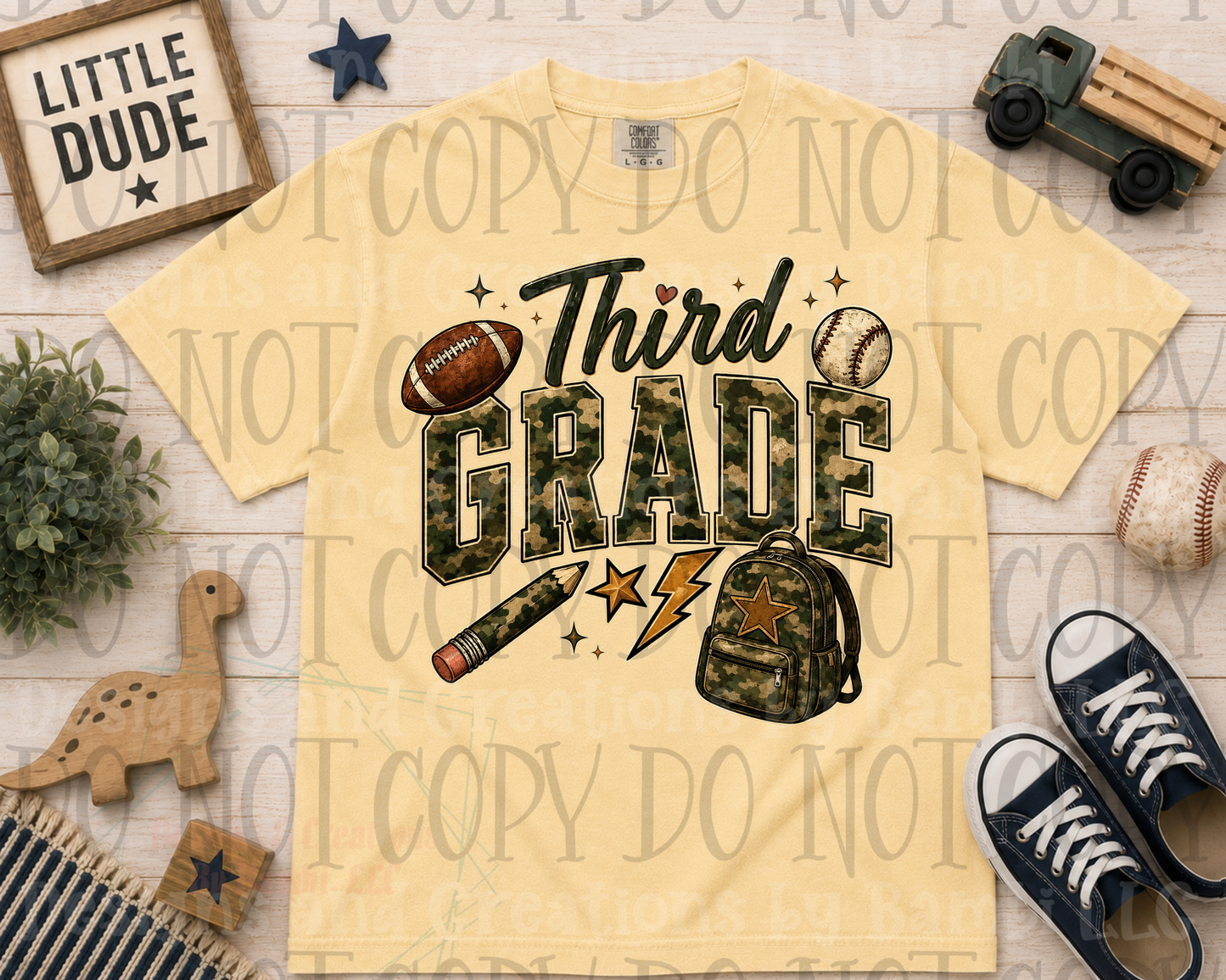 Camo School Grade Collection