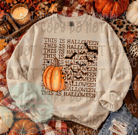 This is Halloween Black and Orange Font