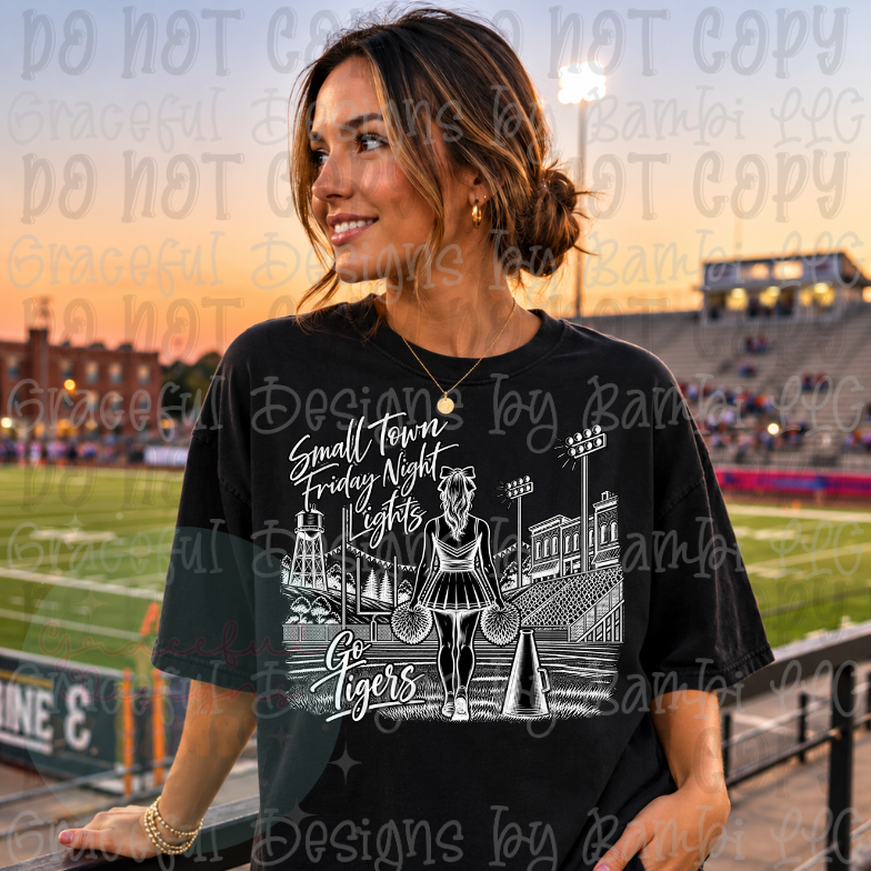 Halftone Friday Night Lights Local School Collection