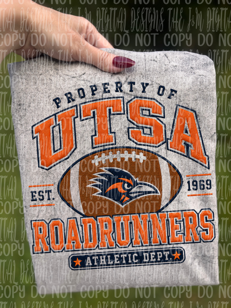 Faux Embroidery Property of College Collection