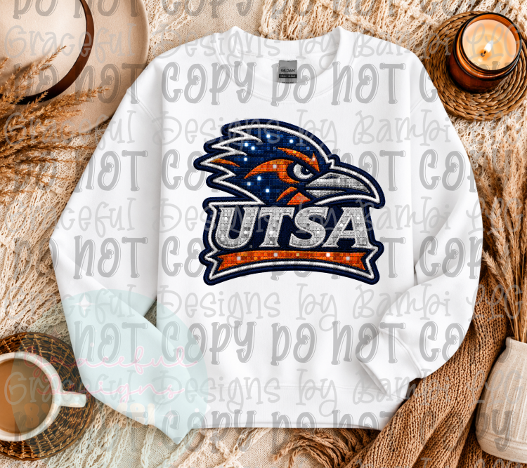 Faux Mosiac Logo College Collection