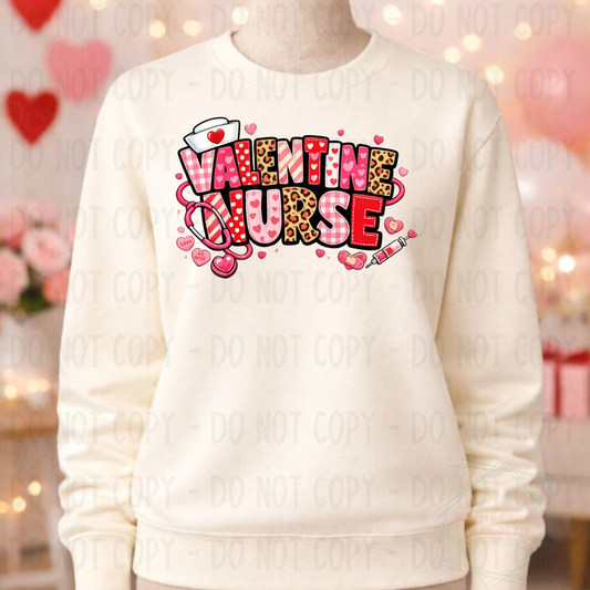 Valentine Nurse with Leopard
