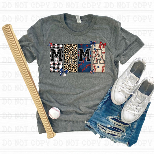 Vintage Baseball Mama in Frames