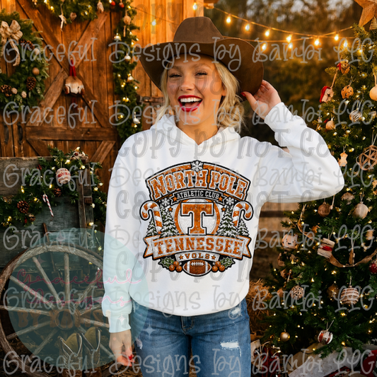 Faux Embroidered North Pole Football Collection
