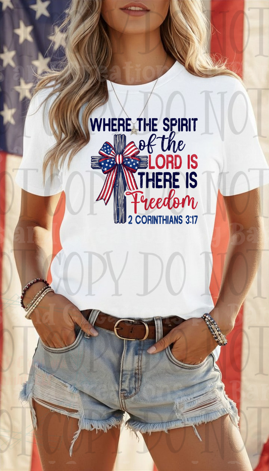 Where The Spirit of the Lord is There is Freedom 2 Corinthians 3-17