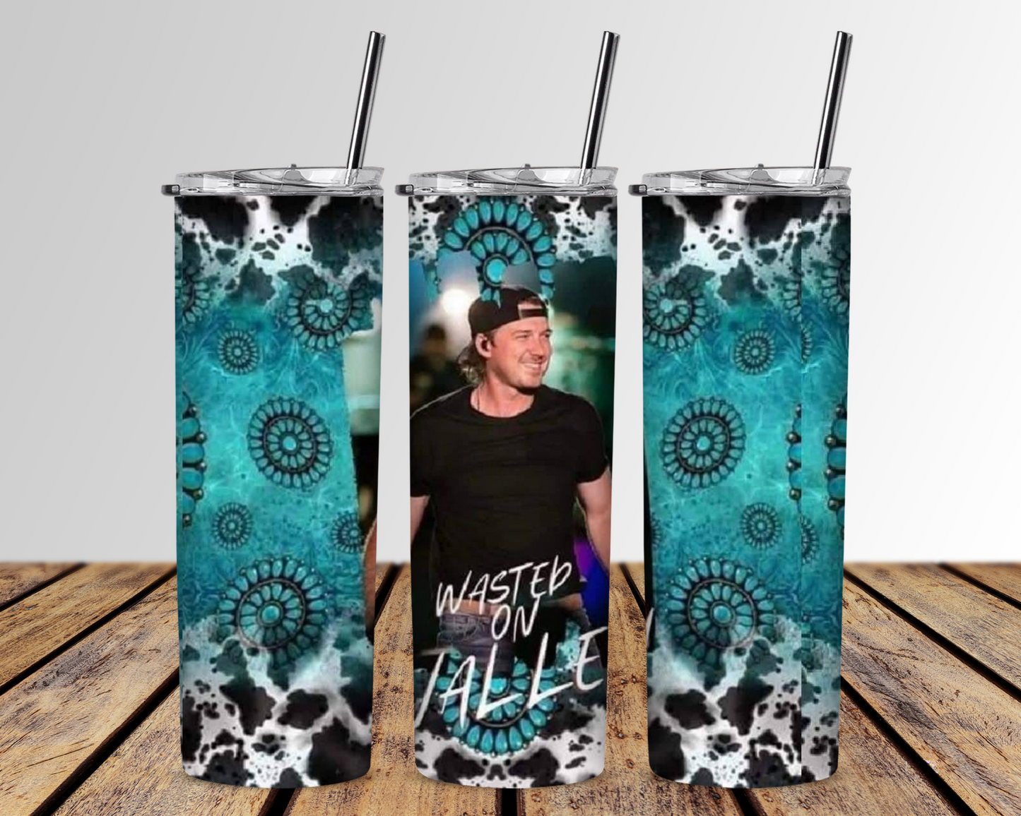 Wasted On Wallen 20 oz Skinny Sublimation Tumbler